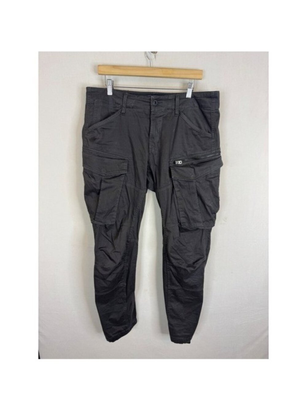 G-Star RAW Rovic Zip 3D Tapered Cargo Pants Dark Grey 34x32 D02190-5126-976